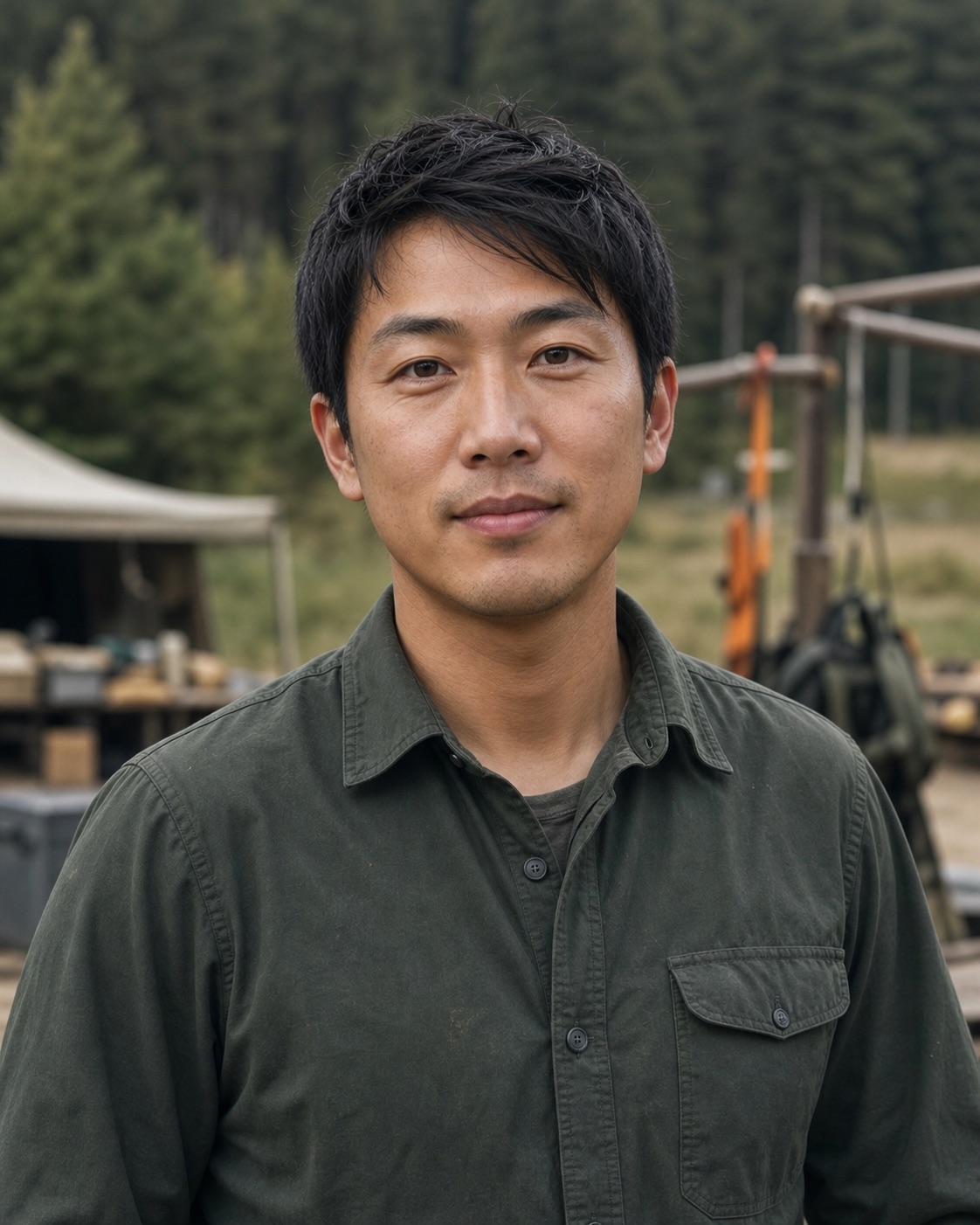场地协作教练周屿虚构演示肖像